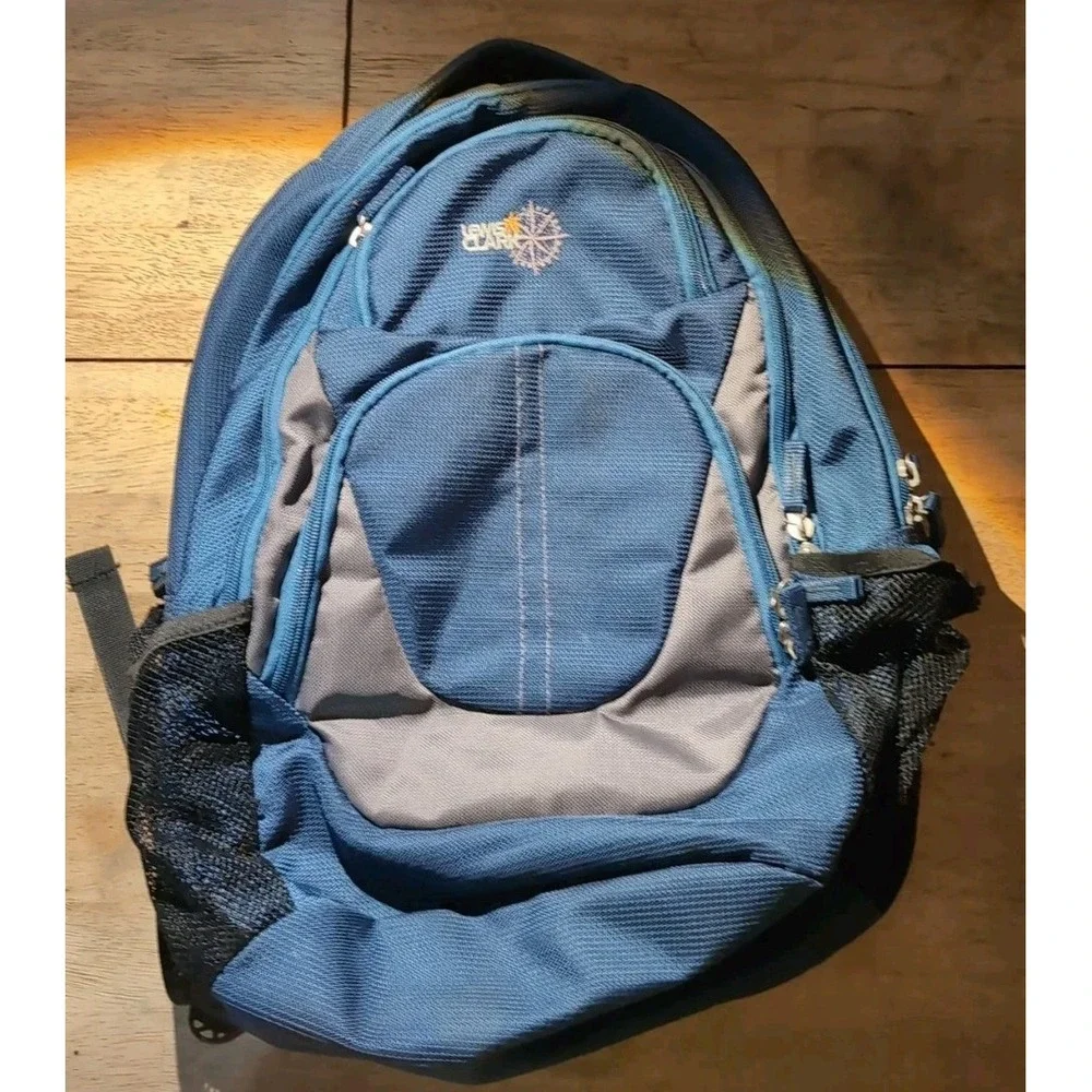 Lewis N' Clark Padded‎ Laptop Sport Pack BackPack Blue/Black